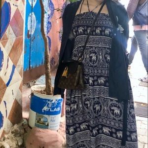 Patterned dress good for summer and beach